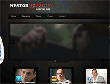 Tablet Screenshot of nestorserrano.com